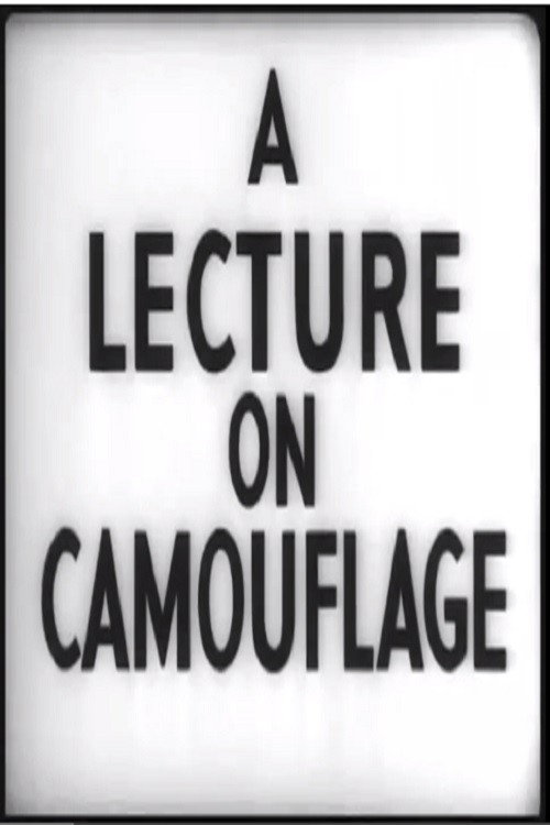 Poster von A Lecture on Camouflage