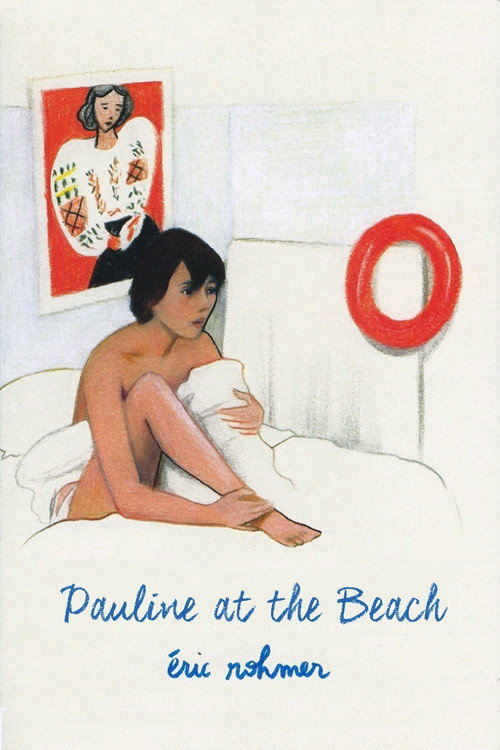 Poster von Pauline am Strand