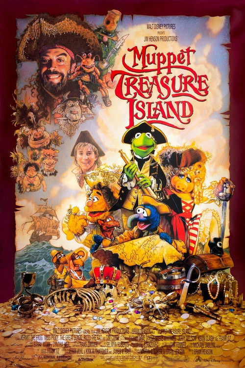 Pôster de Os Muppets na Ilha do Tesouro