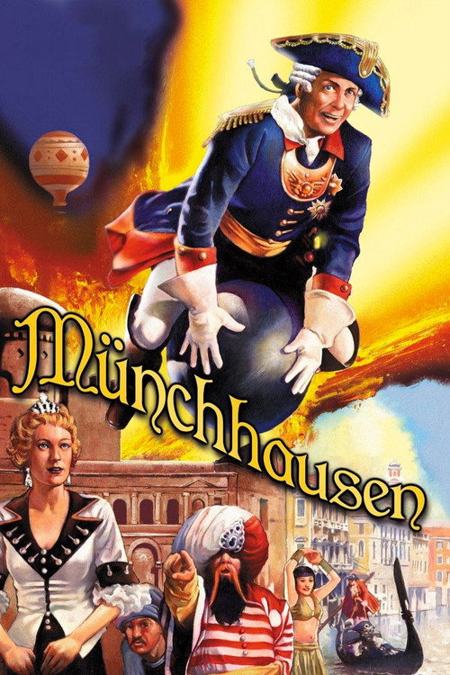Póster de Las aventuras del barón Münchhausen