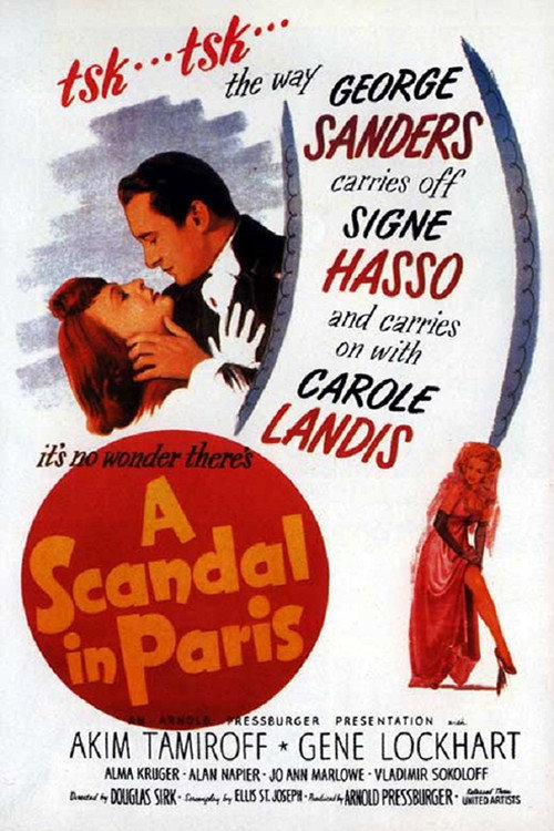 Locandina di Uno scandalo a Parigi
