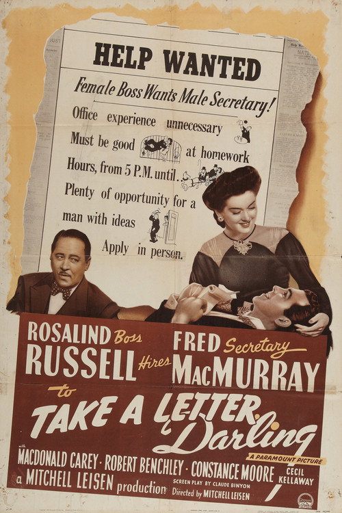 Póster de Take a Letter, Darling