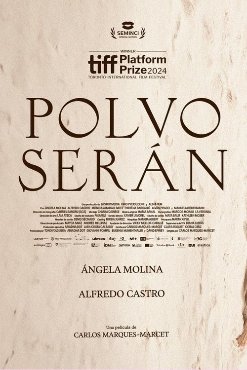 Póster de Polvo serán