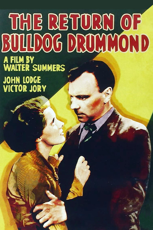 Poster von The Return of Bulldog Drummond