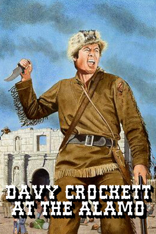 Pôster de Davy Crockett na Queda do Álamo