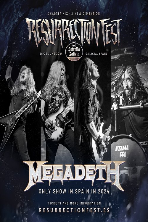 Póster de MEGADETH - Live at Resurrection Fest EG 2024