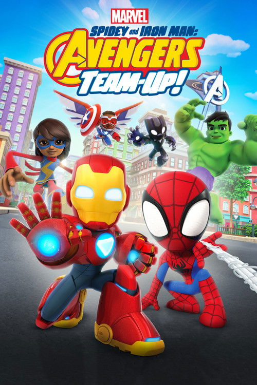 Pôster de Spidey e Homem de Ferro: Vingadores Unidos!