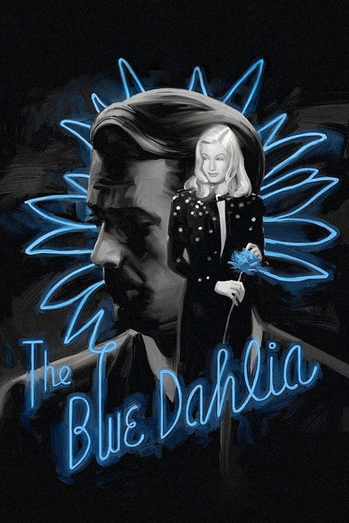Póster de The Blue Dahlia