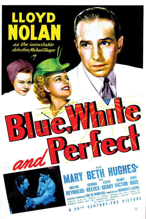 Póster de Blue, White and Perfect