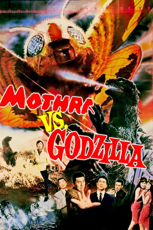 Póster de Mothra vs. Godzilla