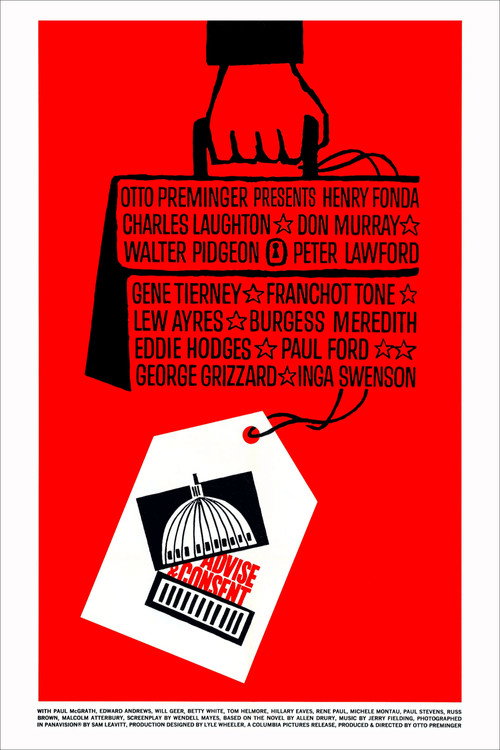Póster de Advise & Consent