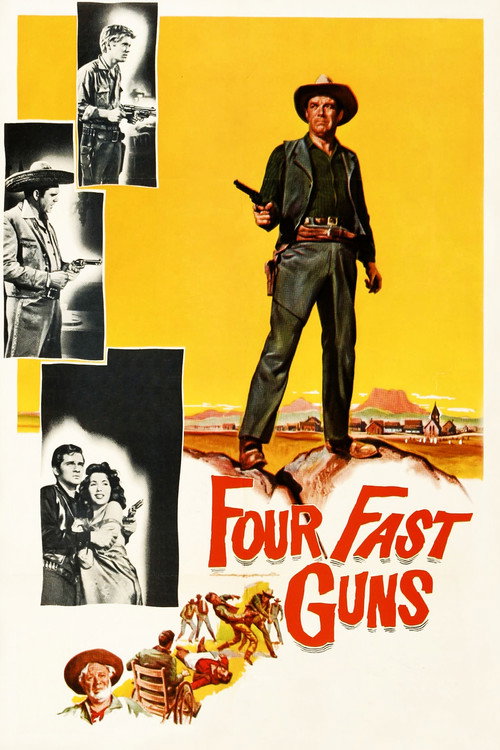 Póster de Four Fast Guns