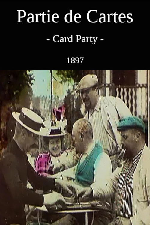 Poster von Partie de cartes