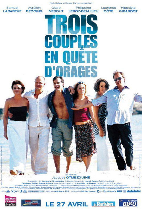Póster de Trois Couples en quête d'orages