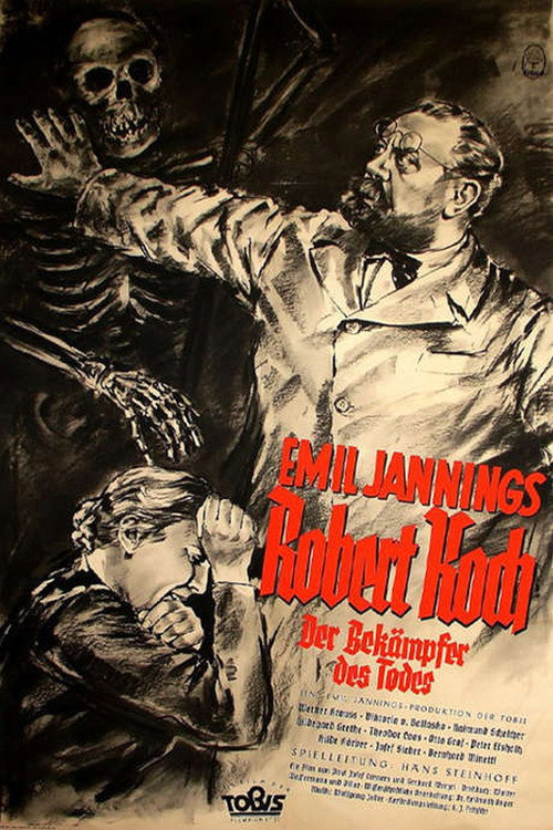 Póster de Robert Koch, der Bekämpfer des Todes