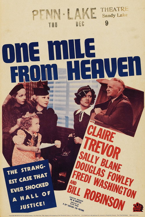 Póster de One Mile from Heaven