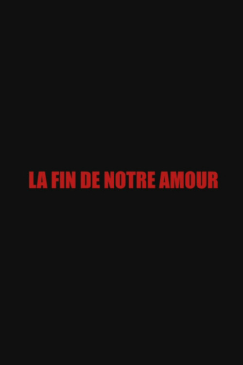 Póster de The End of Our Love