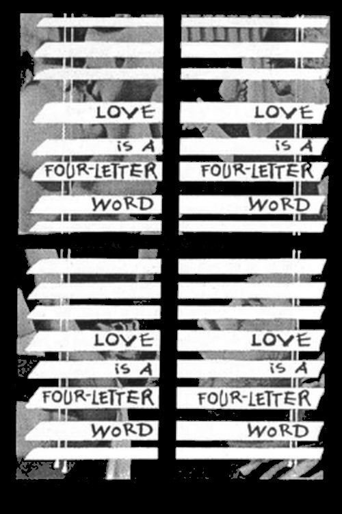 Póster de Love Is a Four Letter Word