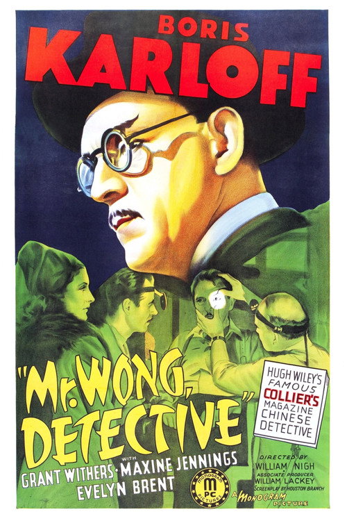 Póster de Mr. Wong, Detective