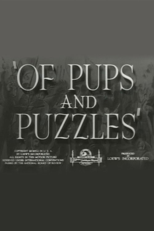 Póster de Of Pups and Puzzles