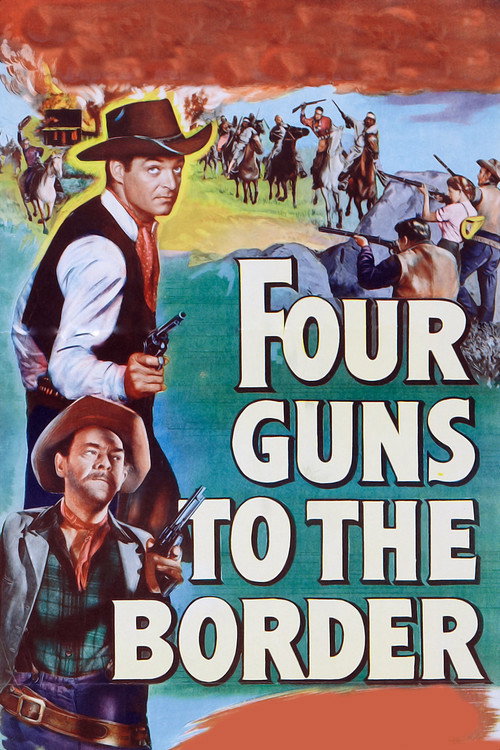 Póster de Four Guns to the Border
