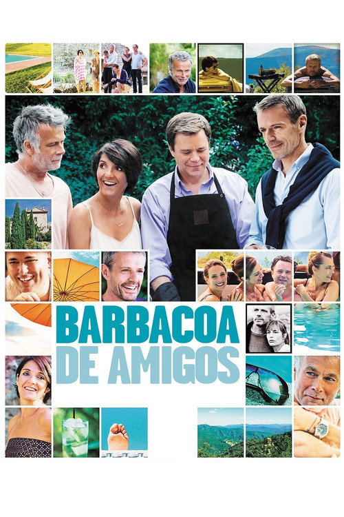 Póster de Barbacoa de amigos