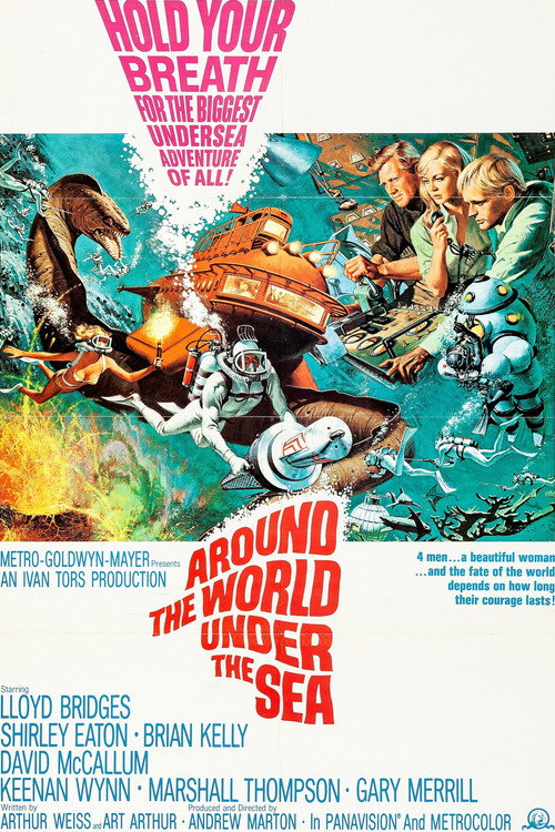 Póster de Around the World Under the Sea
