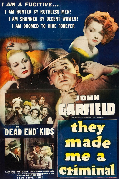 Póster de They Made Me a Criminal