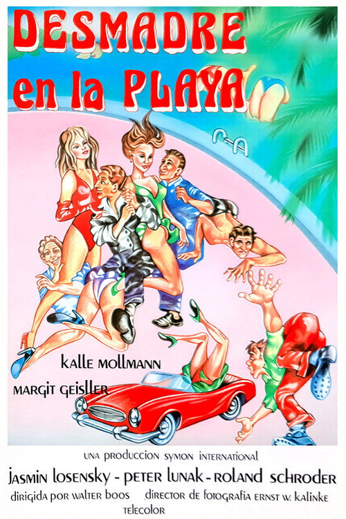 Póster de Desmadre en la playa