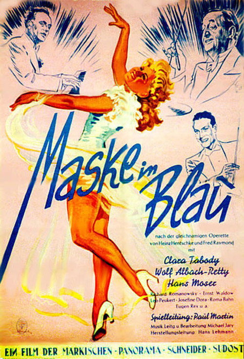 Póster de Mask in Blue