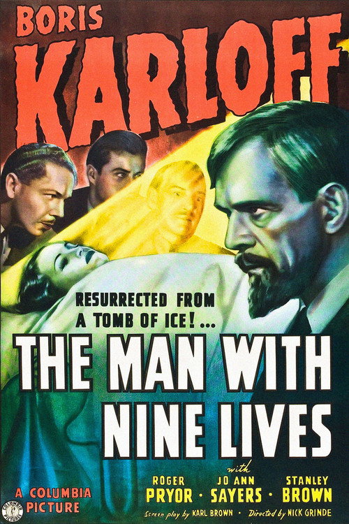 Póster de The Man with Nine Lives