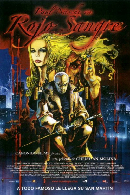 Póster de Rojo sangre
