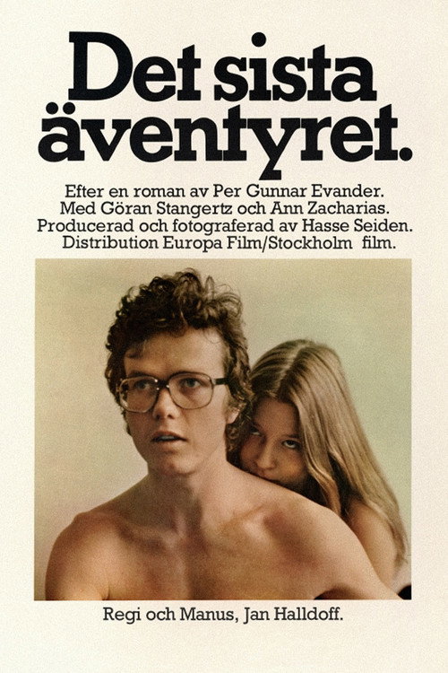 Póster de Det sista äventyret