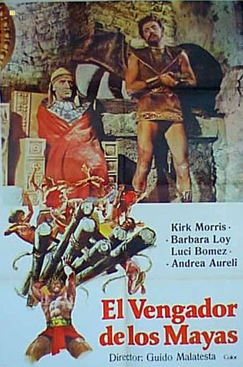 Póster de Maciste, Avenger of the Mayans