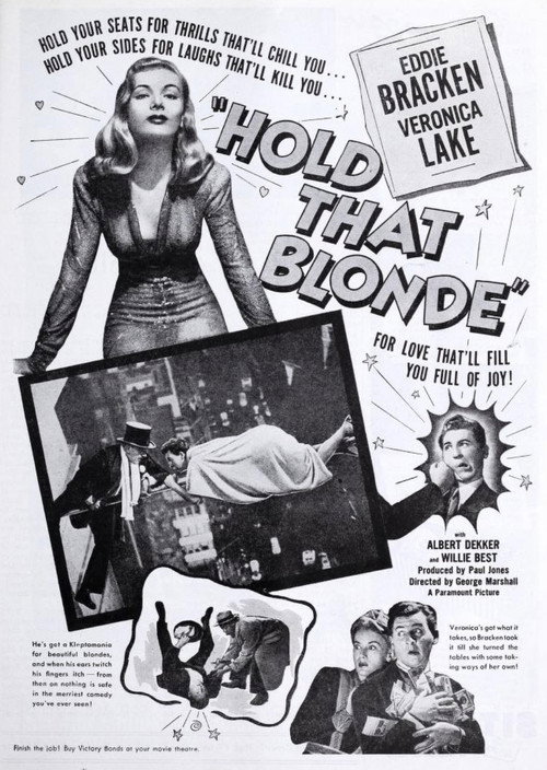 Póster de Hold That Blonde!