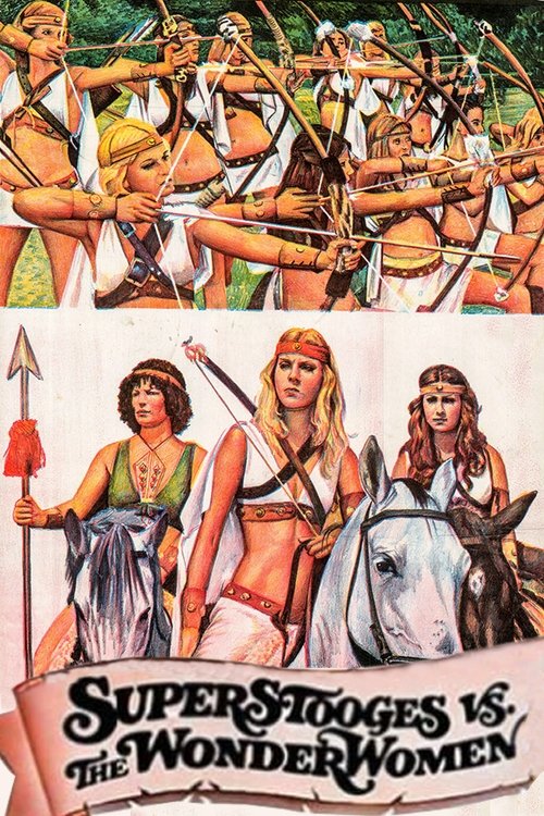 Póster de Super Stooges vs the Wonder Women