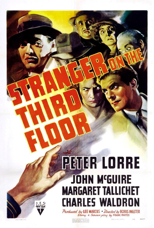 Póster de Stranger on the Third Floor