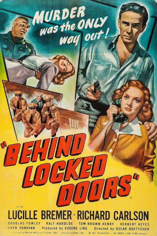Póster de Behind Locked Doors