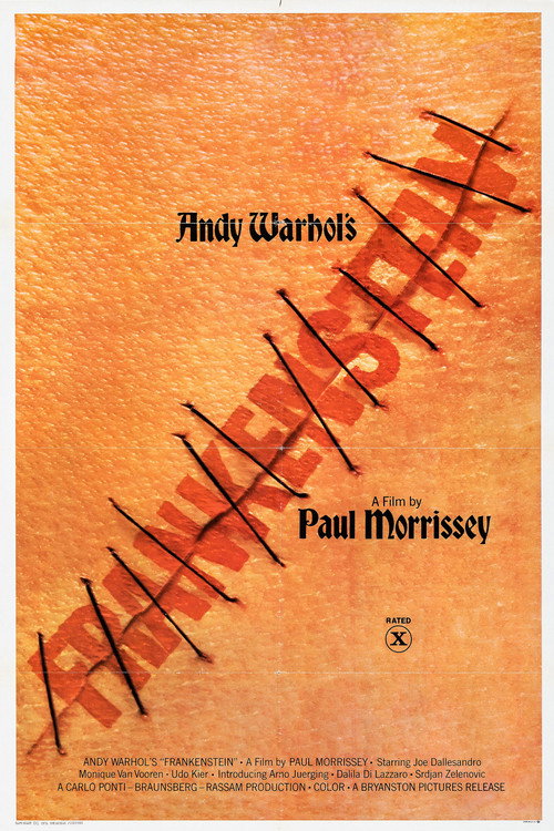 Poster von Andy Warhols Frankenstein