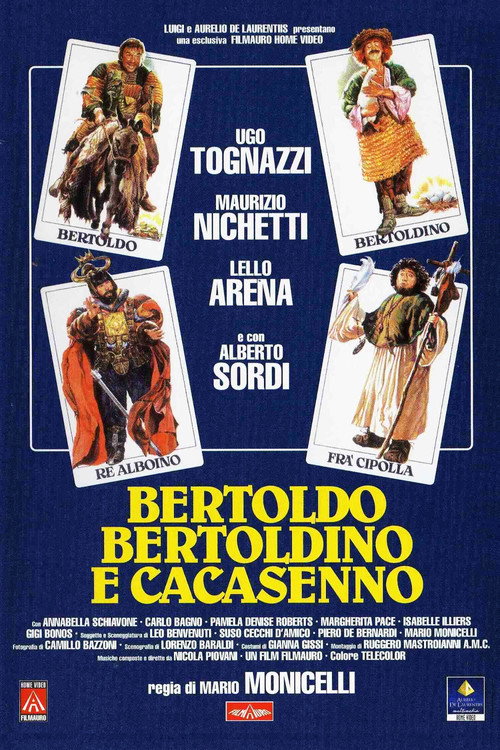 Póster de Bertoldo, Bertoldino, and Cacasenno