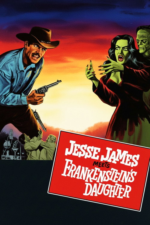Póster de Jesse James Meets Frankenstein's Daughter