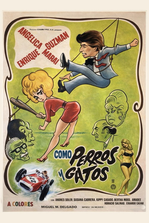 Póster de Como perros y gatos