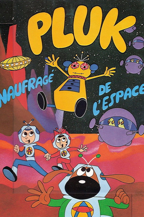 Poster von Klein Orbit, der Astrohund