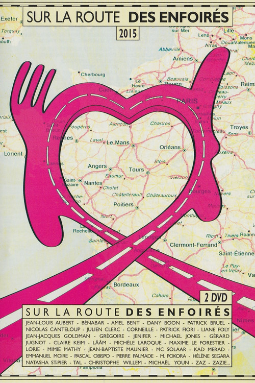 Póster de Les Enfoirés 2015 - Sur la route des Enfoirés