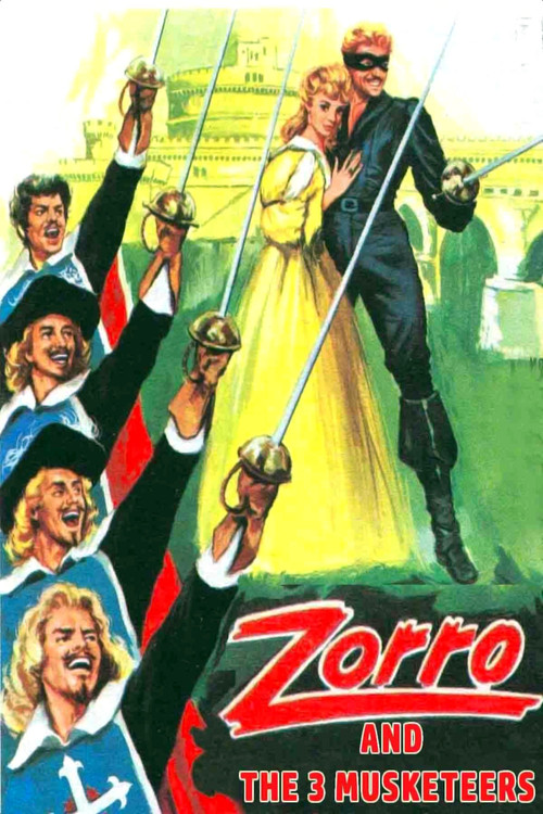 Póster de Zorro and the Three Musketeers