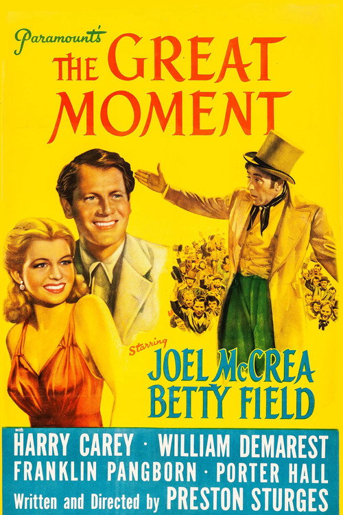 Póster de The Great Moment