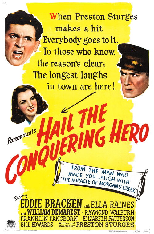 Póster de Hail the Conquering Hero