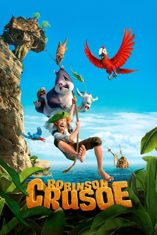 Póster de Robinson, una aventura tropical