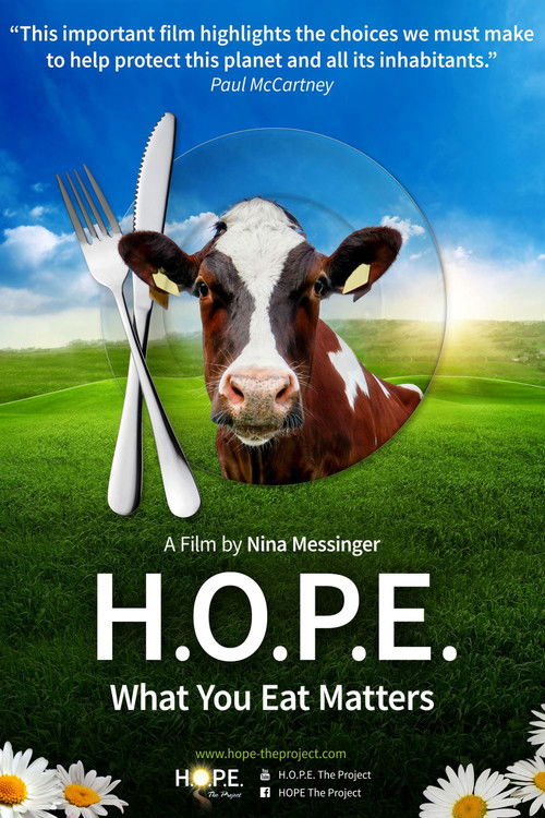 Póster de H.O.P.E.: What You Eat Matters