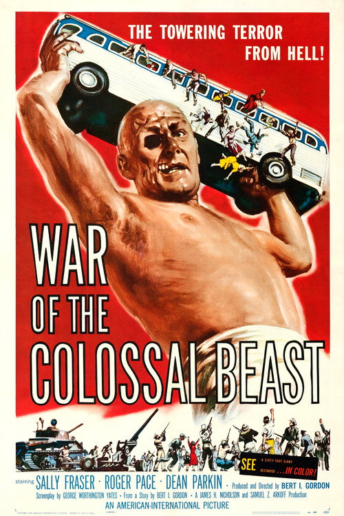 Póster de War of the Colossal Beast